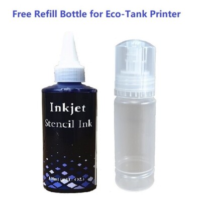 Tattoo Stencil Ink 120ml With Free refill bottle to fit Eco-Tank Printer nozzle