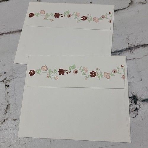 Vintage Printed Envelopes Lot of 17 Pinks Florals Assortment - Picture 4 of 8