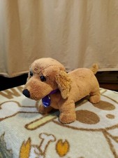 2008 Nintendo Nintendogs Approx 12" Daschund Weiner Dog Plush Working
