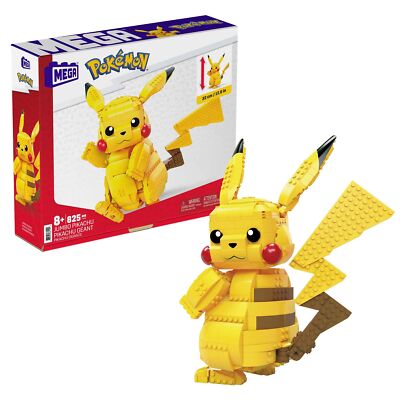 Buildable 12 Inch Pikachu Building Blocks Toy Compatible with Mega and More