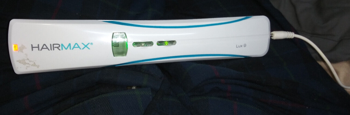 HAIR MAX Premium LUX 9 Hair Growth Laser Comb Light AND 