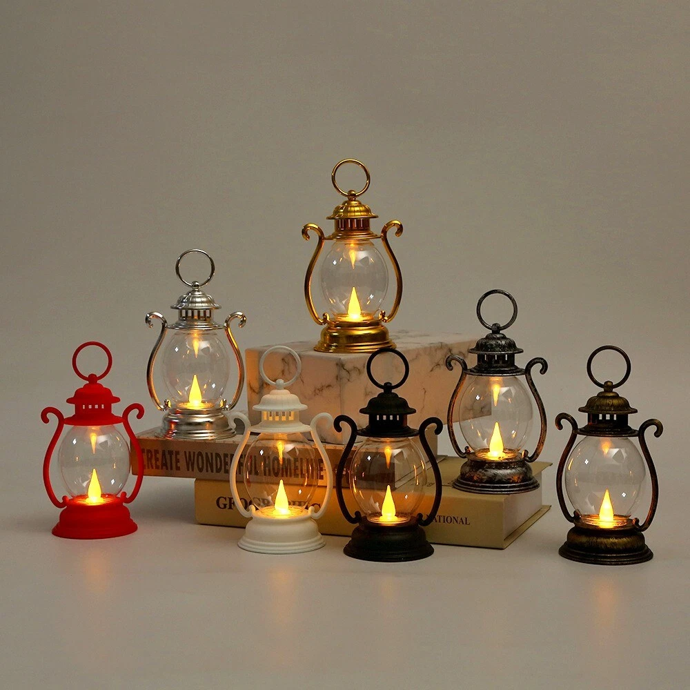 New Outdoor Camping Retro Kerosene Lamp Photo Props Night Light