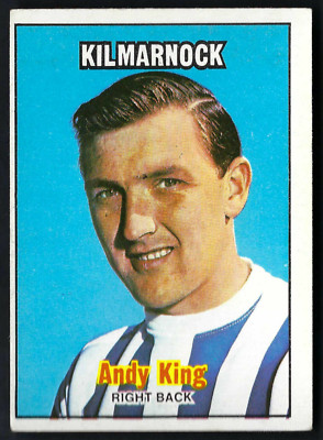 A & B C GUM - FOOTBALLERS (GREEN, SCOTTISH, 86-171) - #108 ANDY KING, KILMARNOCK