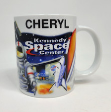 Kennedy Space Center NASA Space Shuttle Rockets "CHERYL" Ceramic Coffee Cup Mug