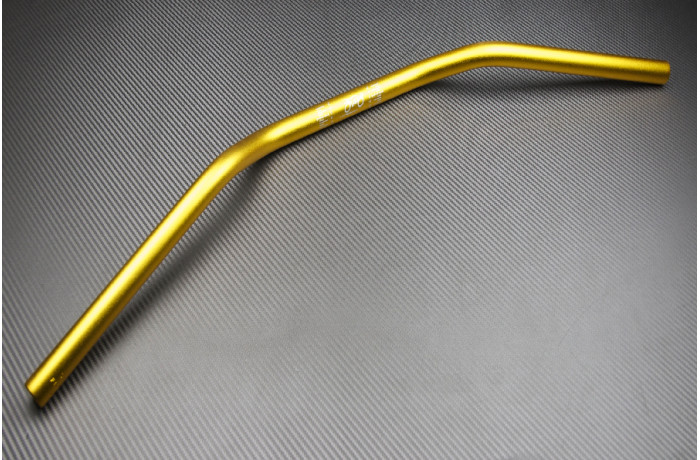 Guidon plat or 22mm universel rigide pour pilotage Street Fighter