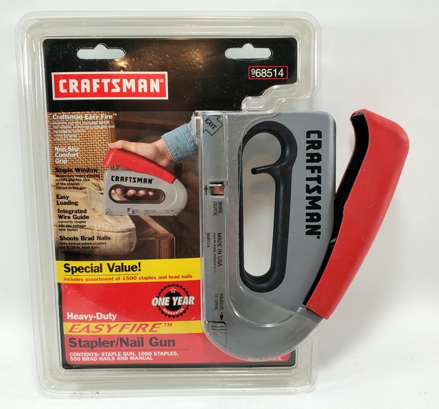 Craftsman 968514 Easy Fire Stapler Nail Gun for sale online eBay