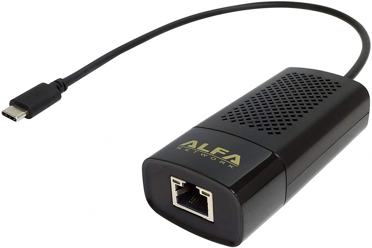ALFA NETWORK Multi-Gig USB-C 3.1 to 2.5 Gbps Ethernet Adapter AUE2500C