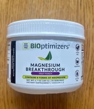 Bioptimizers Magnesium Breakthrough - Fruit Punch 30 Servings - 8 Forms of Mag