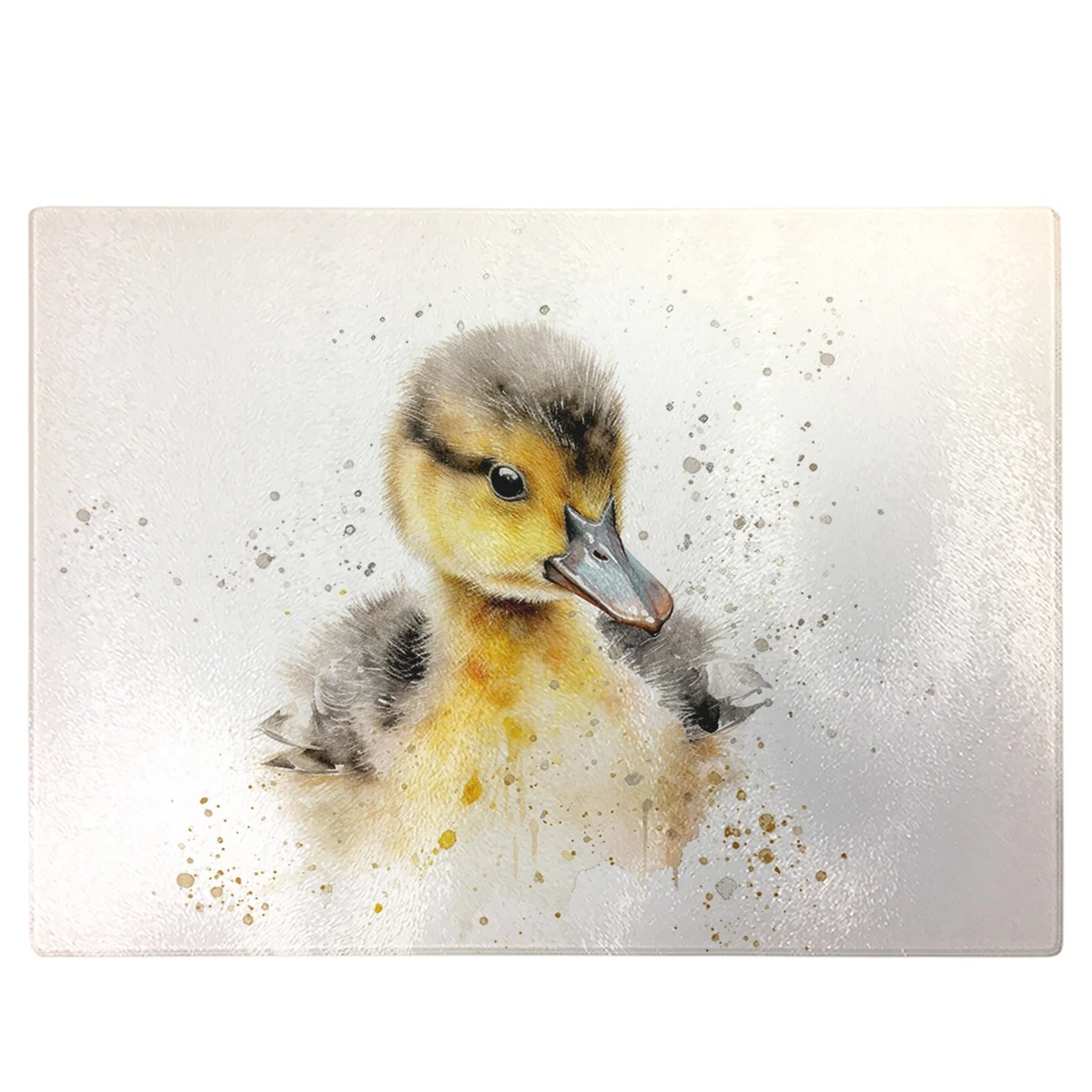 Glass Chopping Board Colourful Duck Worktop Saver For Kitchen eBay