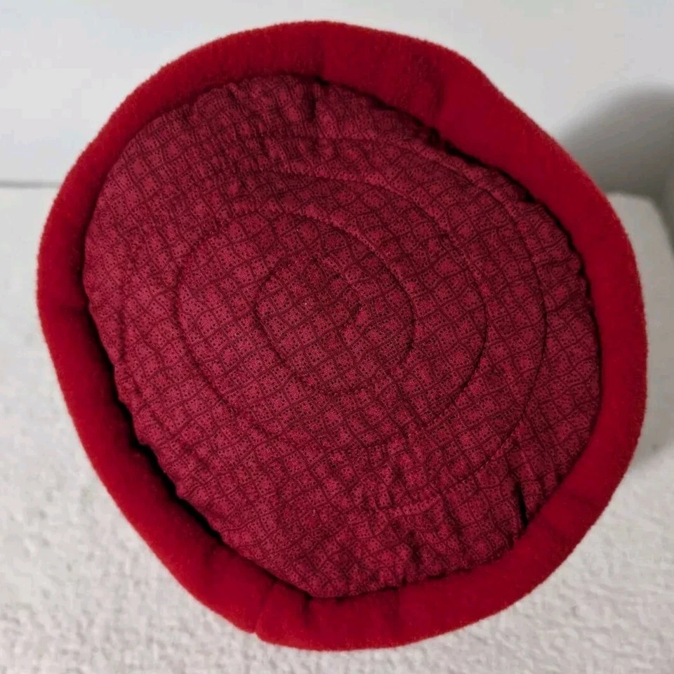 De colección Horny Toad Ropa Activa Reversible Polar Gorra Cubo Invierno Sombrero Talla M Rojo Foto 3 de 4