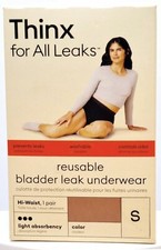 Thinx For All Leaks Light Absorbency Hi-Waist Bladder Leak Underwear Size S -New