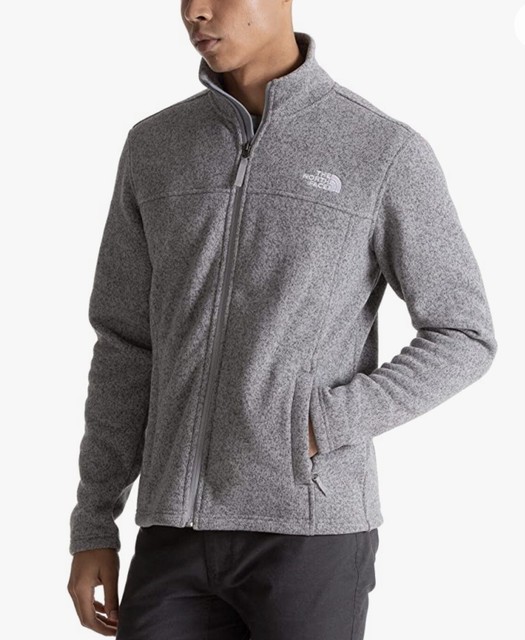 north face men's chimborazo full zip fleece jacket