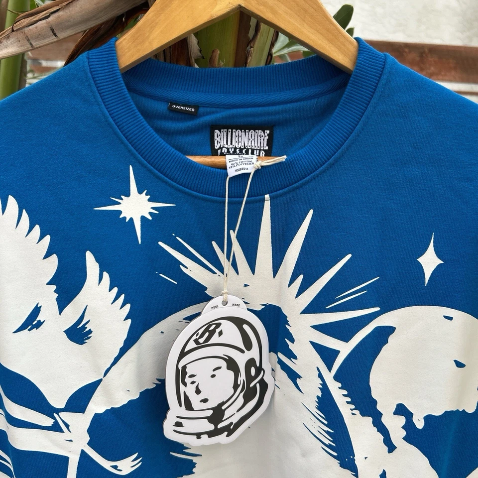 Billionaire Boys Club Tranquility Sweatshirt Blue Size L NWT - Image 2 of 4