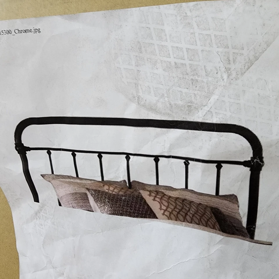 Hillsdale Furniture Kirkland Metal Full/Queen Headboard, Dark Bronze - Image 3 of 4