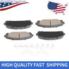 Front Ceramic Brake Pads for Toyota Sienna Highlander Avalon Lexus RX350 RX450H