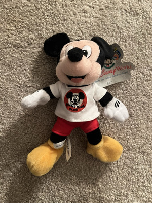 NWT Mickey Mouse Club Mouseketeer Bean Bag Disney 2000