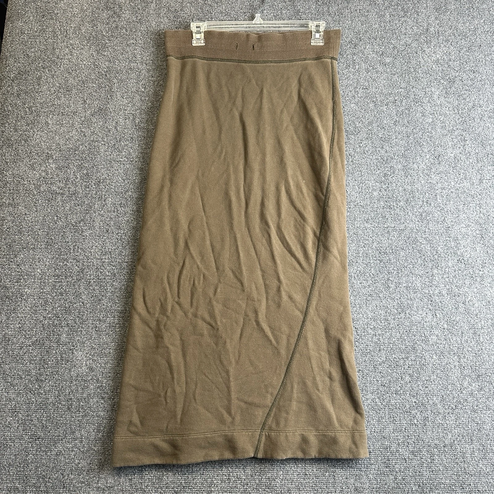 James Perse Standard Skirt Womens 1 Brown Pencil Skirt Fitted Office Career
