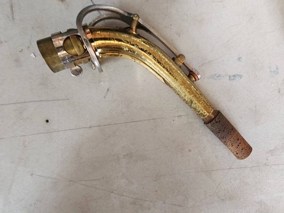 Saxofón alto Alto SAX Selmer EE. UU. Bundy II con cepillo de limpieza - Falta ligadura Foto 4 de 4