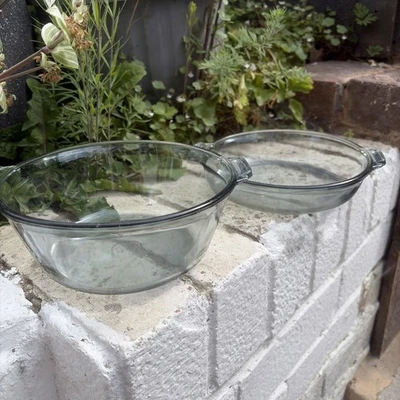 Set of 2 Pyrex Flameware Glass Cookware - Image 1 of 4