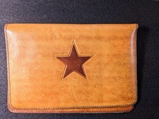 Latigo Leather Long Bifold Wallet w/ card slots Large Bill Compartments