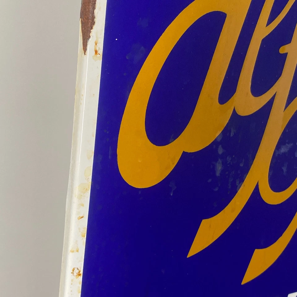 Letrero esmaltado Alfa Romeo - 68x40x1 cm (26,8x15,7x0,4") - Hermoso letrero raro de calle Foto 3 de 4