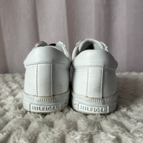 Tommy Hilfiger Women's Twanni White Laceless Red, White and Blue Sneakers Sz 9.5 - Picture 5 of 12