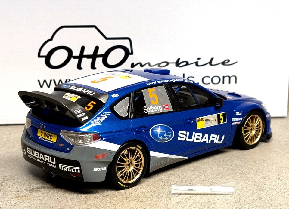 SUBARU IMPREZA WRC #5 RALLY GERMANY 2008 SOLBERG OTTOMOBILE OT365 1:18 - Photo 4/4