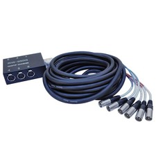 Seismic Audio 6 Channel Sub Snake 30ft XLR Stage Cable SADMS-6x30
