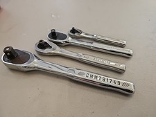 Craftsman 4 pc Ratchet set Polished CMMT81747, 48, 49