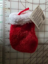 Mini Christmas Stockings 6pc.  5" x 3"