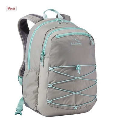 L.L Bean Womens 30 L Comfort Carry Laptop Pack Green Gray