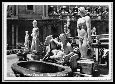 Ansichtskarte Palermo / Piazza Pretoria - Italien