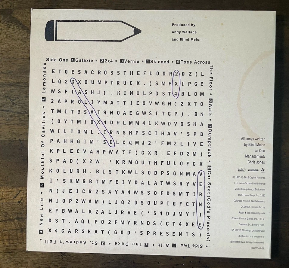 Blind Melon Soup Analog Spark vinyl lp Kevin Gray - Image 3 of 4