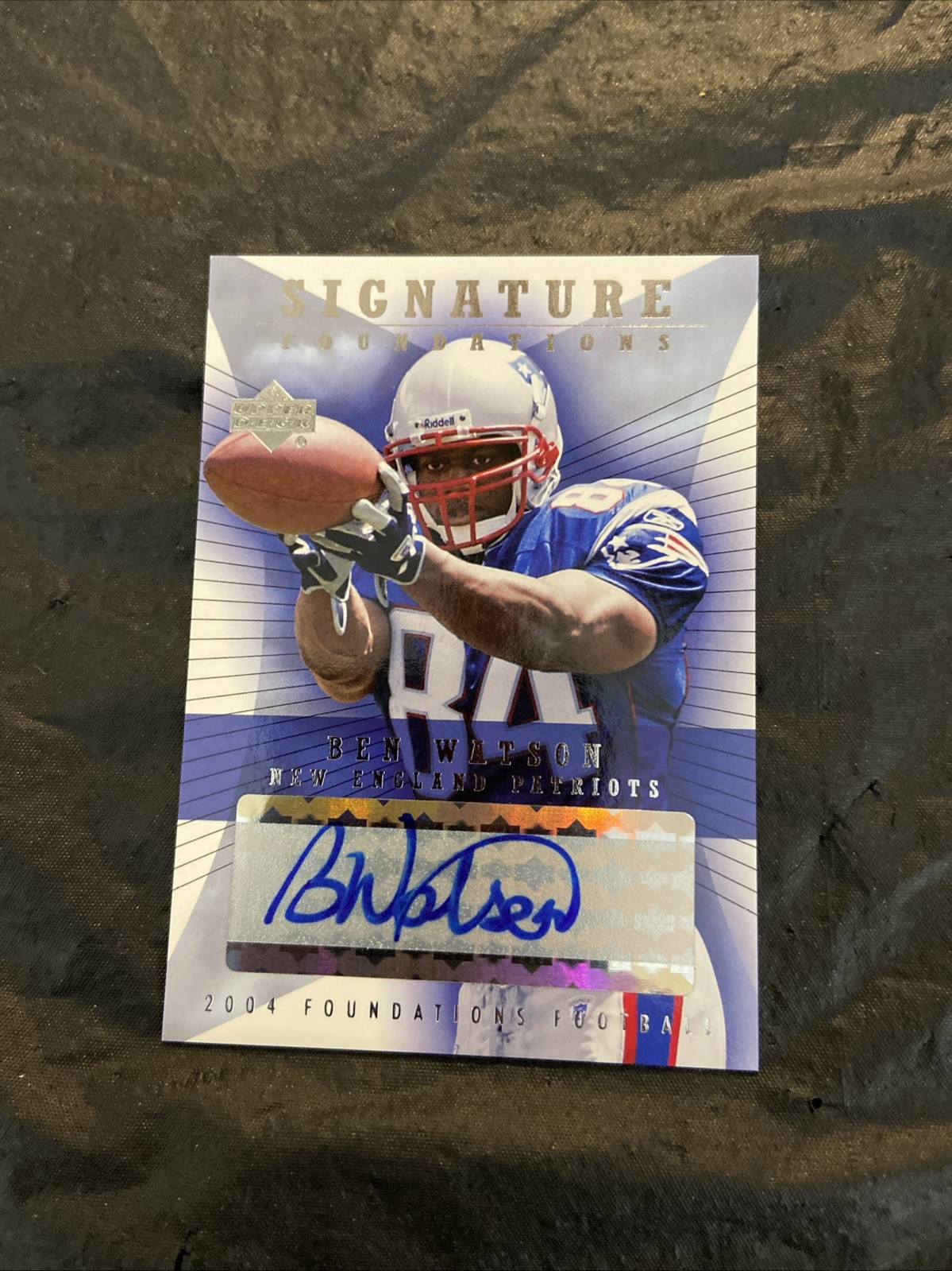 Ben Watson Upper Deck Foundations Signature Foundations #SFBW Base
