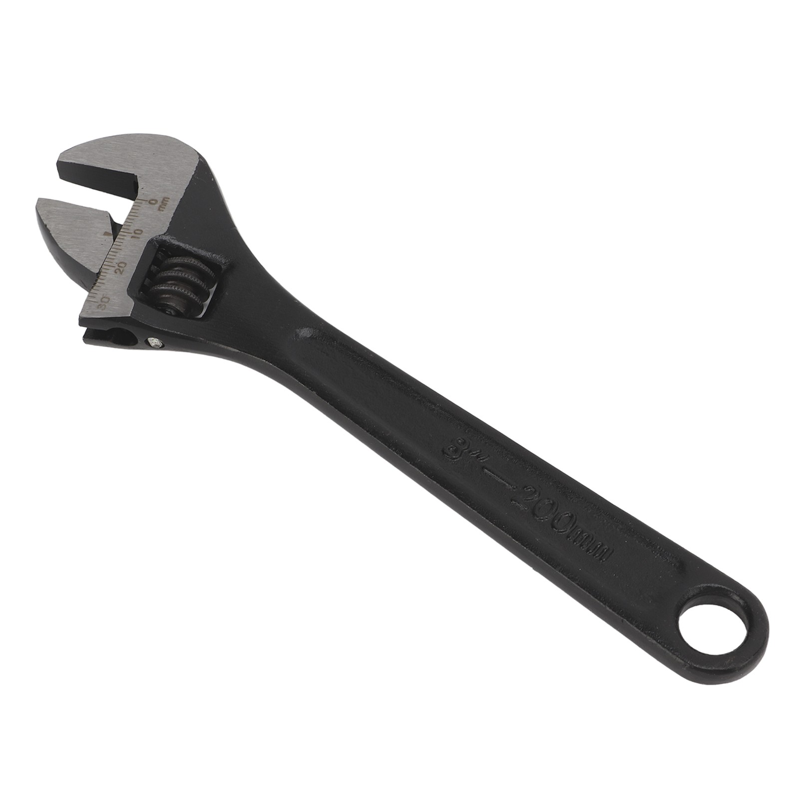 Auto Jaw Adjustable Wrench 45 Steel Larger Knurl Hanging Hole For Professional