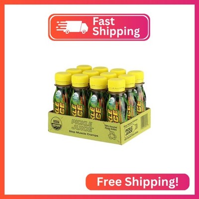 Pickle Juice Sports Drink Shots, Extra Strength - Relieves Cramps Immediately -