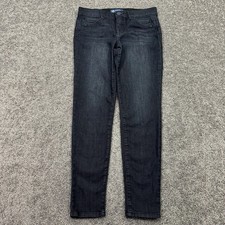 Democracy Jeans Womens 10 Blue Black Skinny Stretch Ab Solution Dark Wash Denim