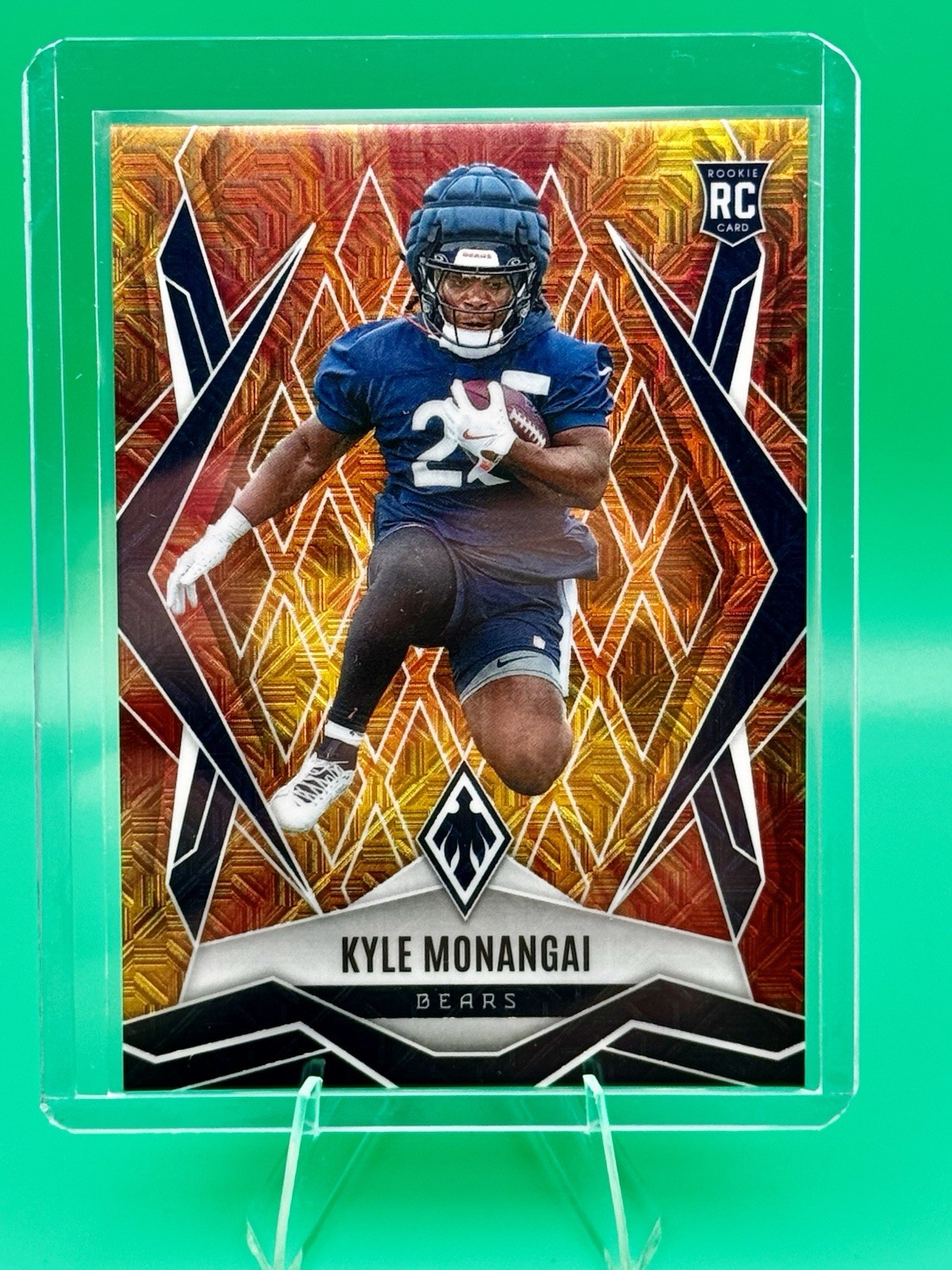 2025 Panini Phoenix Kyle Monangai Fireburst Prizm /350 Rookie #249 RC