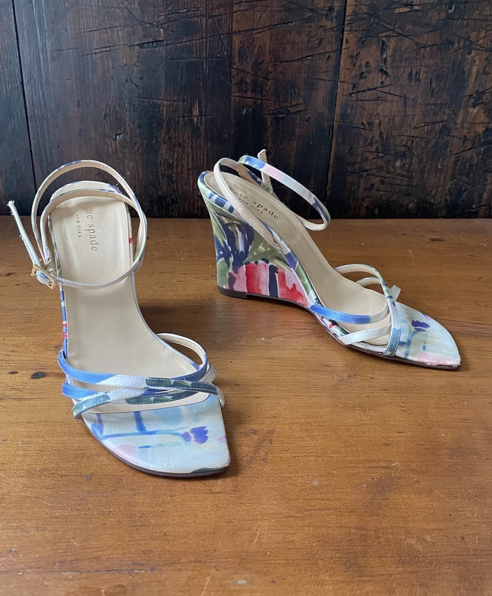 kate spade new york Wedge Floral Sandals for Women for sale  display picture 1