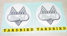 Pair Doepke Yardbird Ride On Train Car Sticker Set DP-013