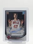 LACHLAN OLBRICH 2025-26 BOWMAN CHROME ROOKIE AUTO #BCA-LO BULLS Q6758