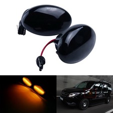 2x Schwarz&nbsp;Linse LED seitenanzeige Seitenblinker f&uuml;r&nbsp;Mercedes&nbsp;Citan W415 2012-up