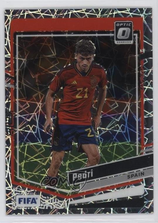 2023-24 Panini Donruss FIFA Optic Velocity Prizm Pedri #52 1bw2