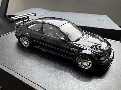 1:43 Dealer/Minichamps BMW M3 E46 GTR Dark Blue - Afbeelding 2 van 7