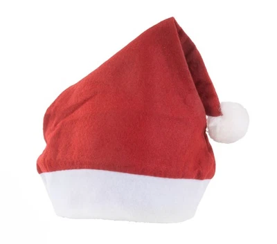 10x Gorro De Navidad Con Pompon Mercado De Navidad Papá Noel Fieltro - Imagen 1 de 3
