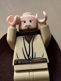 LEGO Star Wars Qui-Gon Jinn sw0172 7665 Republic Cruiser 2007  (RARE)