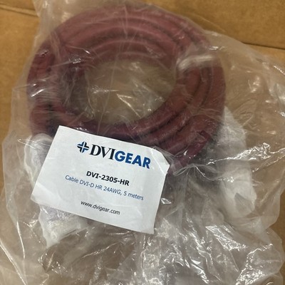 DVIGear DVI-2305-HR DVI-D HR 24 AWG 5 METERS / 16.4 FEET CABLE