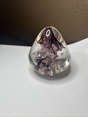 Worcester Paperweight Artist Signed 1985  Beautiful No Chips.