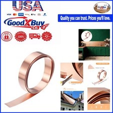 Copper Sheet Roll 2000mm x 10mm x 0.1mm - 99.9 Pure Copper for DIY Projects ...