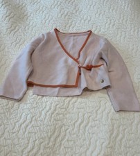 Strickjacke rosa Wickeloptik M&S 12-18 Monate